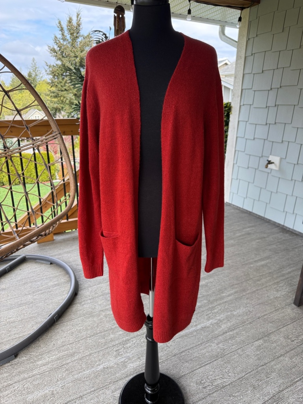 Garcia | Wool Blend Open Cardigan